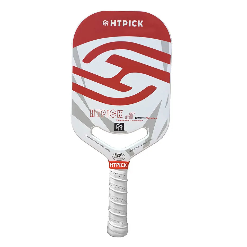 HTPICK Pickleball Carbon Fiber Integrated Professional Enhanced Rotation Pickleball
