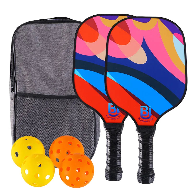 Premium Pickleball Paddle, Fiberglass Honeycomb (2 pcs)