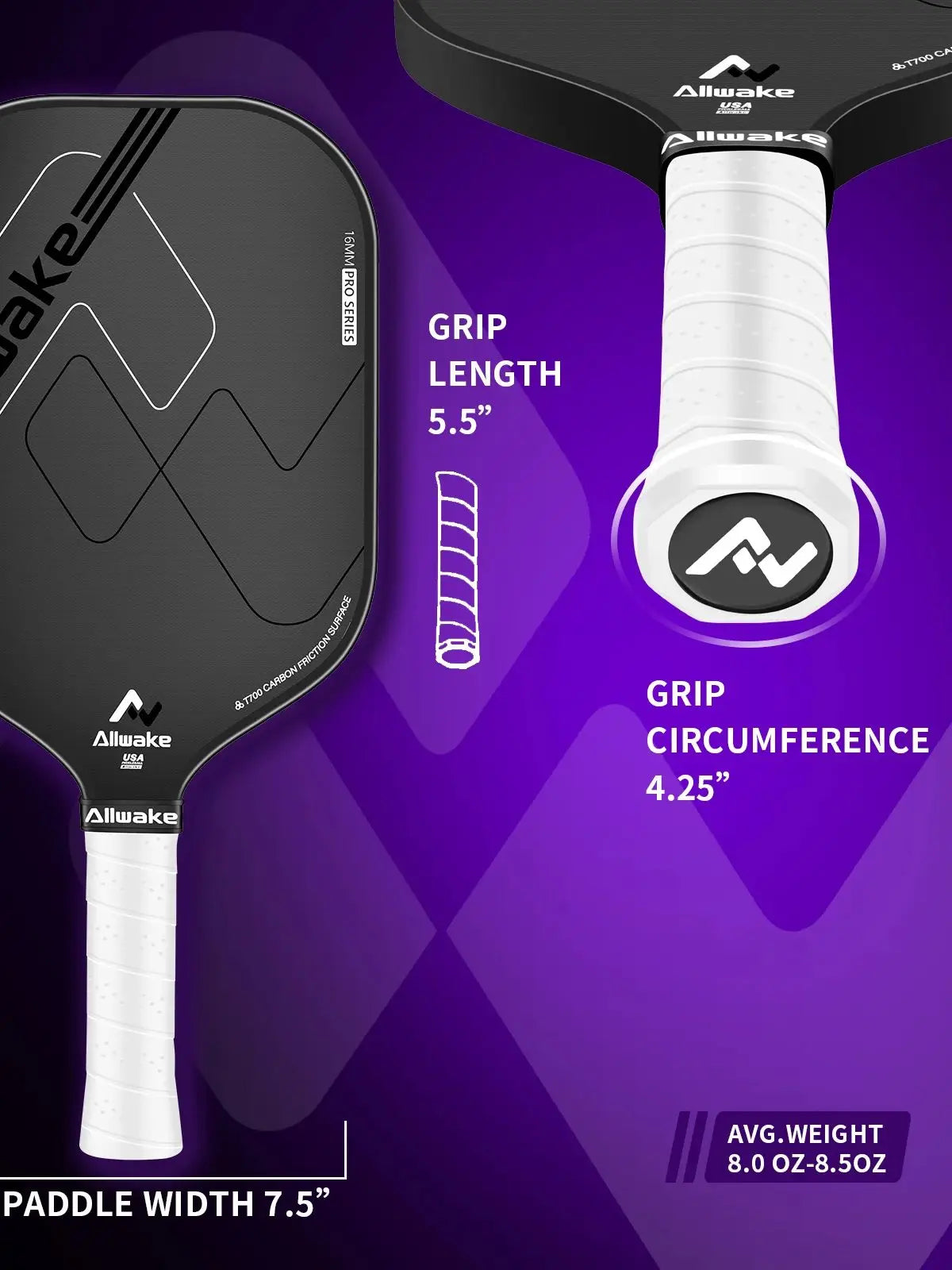 Pickleball Paddle Racquet Allwake Pickleball