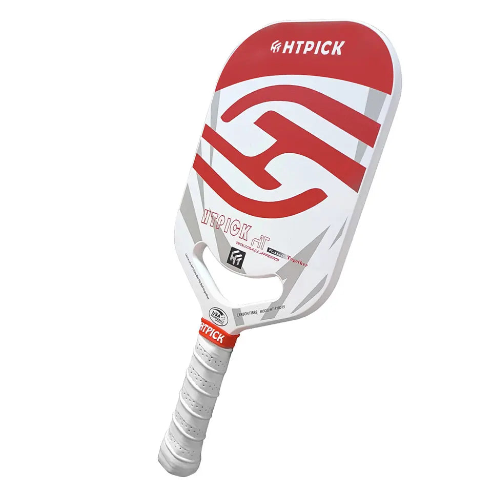 HTPICK Pickleball Carbon Fiber Integrated Professional Enhanced Rotation Pickleball